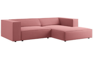 Cosmopolitan Design Sametová rohová pohovka Arendal 224 cm