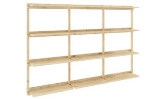 Karup Design Dřevěná police Groove 127 x 192 cm