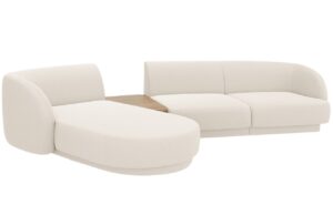 Micadoni Bouclé rohová pohovka Miley 303 cm