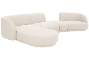 Micadoni Bouclé rohová pohovka Miley 325 cm