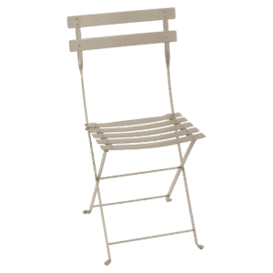 Muškátově šedá kovová skládací židle Fermob Bistro