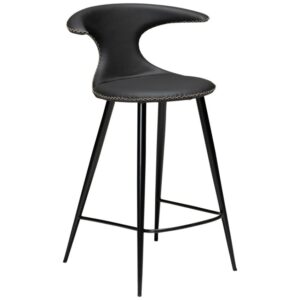 ​​​​​Dan-Form Čern&aacute; kožen&aacute; barov&aacute; židle DAN-FORM Flair 65 cm
