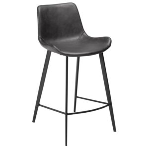 ​​​​​Dan-Form Vintage &scaron;ed&aacute; koženkov&aacute; barov&aacute; židle DAN-FORM Hype 65 cm