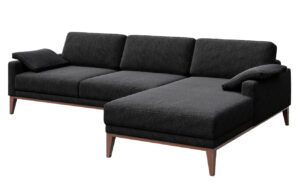 Antracitov&aacute; l&aacute;tkov&aacute; rohov&aacute; pohovka MESONICA Musso