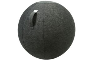 Antracitov&yacute; sedac&iacute; / gymnastick&yacute; m&iacute;č VLUV STOV &Oslash; 75 cm