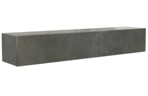 Audo CPH Hnědo &scaron;ed&aacute; mramorov&aacute; n&aacute;stěnn&aacute; police AUDO PLINTH 60 cm