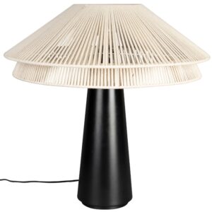 B&eacute;žov&aacute; bavlněn&aacute; stoln&iacute; lampa DUTCHBONE ELON