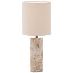 B&eacute;žov&aacute; mramorov&aacute; stoln&iacute; lampa Kave Home Raze