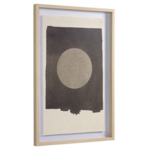 B&eacute;žov&yacute; abstraktn&iacute; obraz Kave Home Naira 90 x 60 cm