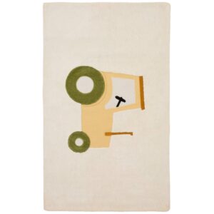 B&eacute;žov&yacute; bavlněn&yacute; dětsk&yacute; koberec Kave Home Pecky 90 x 150 cm