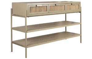 B&eacute;žov&yacute; toaletn&iacute; stolek DUTCHBONE YASU 120 x 38 cm
