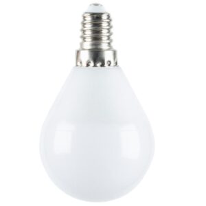 B&iacute;l&aacute; LED ž&aacute;rovka Kave Home Bulb 4W E14
