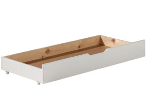 B&iacute;l&aacute; borovicov&aacute; z&aacute;suvka k posteli Vipack Jumper 130 x 61