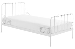 B&iacute;l&aacute; kovov&aacute; postel Vipack Alice 90 x 200 cm