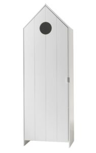 B&iacute;l&aacute; lakovan&aacute; &scaron;atn&iacute; skř&iacute;ň Vipack Casami 171 cm