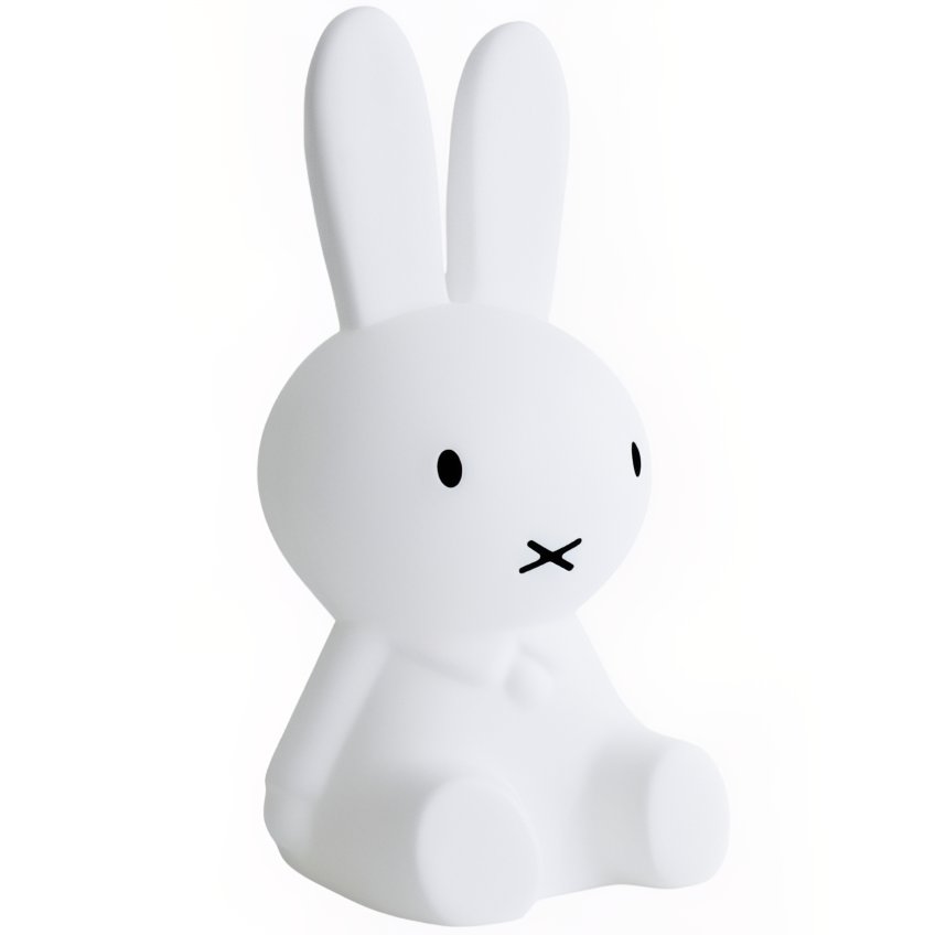 Bílá plastová dětská LED lampa Mr. Maria Miffy XL 80 cm