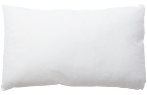 B&iacute;l&aacute; polyesterov&aacute; v&yacute;plň do pol&scaron;t&aacute;ře Kave Home Fluff 30 x 50 cm