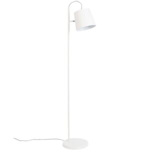 B&iacute;l&aacute; stojac&iacute; lampa ZUIVER BUCKLE