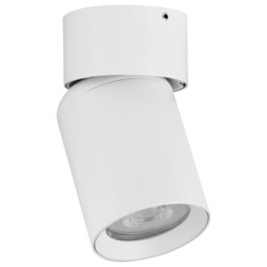 B&iacute;l&eacute; kovov&eacute; bodov&eacute; světlo Nova Luce Amecy 6 cm