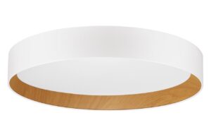 B&iacute;l&eacute; kovov&eacute; stropn&iacute; LED světlo Nova Luce Stake 60 cm