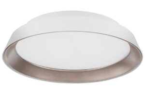 B&iacute;l&eacute; kovov&eacute; stropn&iacute; LED světlo Nova Luce Vela 45 cm