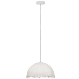 B&iacute;l&eacute; z&aacute;věsn&eacute; světlo Nova Luce Lalu 40 cm