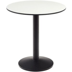 B&iacute;l&yacute; bistro stolek Kave Home Esilda 68 cm