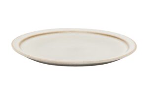 B&iacute;l&yacute; dezertn&iacute; tal&iacute;ř Kave Home Coval 23 cm