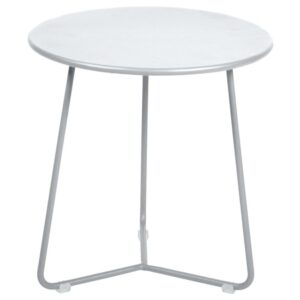 B&iacute;l&yacute; kovov&yacute; odkl&aacute;dac&iacute; stolek Fermob Cocotte 34 cm