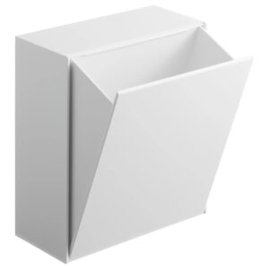 B&iacute;l&yacute; kovov&yacute; &uacute;ložn&yacute; box Yamazaki Film Hook 20 x 17 cm