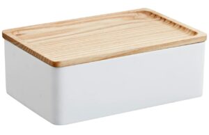 B&iacute;l&yacute; plastov&yacute; &uacute;ložn&yacute; box Yamazaki Rin 18