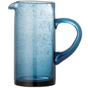 Bloomingville Modr&yacute; skleněn&yacute; džb&aacute;n Tabby 1