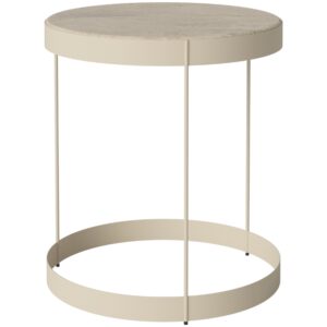 Bolia B&eacute;žov&yacute; kamenn&yacute; konferenčn&iacute; stolek Drum 40 cm