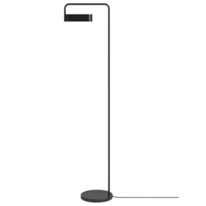 Bolia Čern&aacute; kovov&aacute; stojac&iacute; lampa Scribe 133 cm