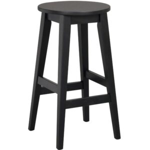 Čern&aacute; dubov&aacute; barov&aacute; židle ROWICO AUSTIN 65 cm