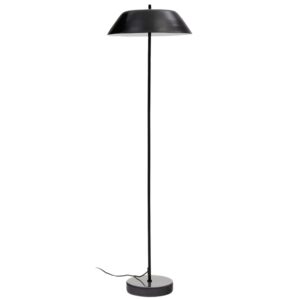 Čern&aacute; kovov&aacute; stojac&iacute; lampa Kave Home Sayra 159 cm