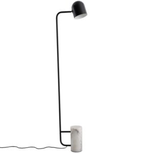 Čern&aacute; kovov&aacute; stojac&iacute; lampa Somcasa Bejis 160 cm