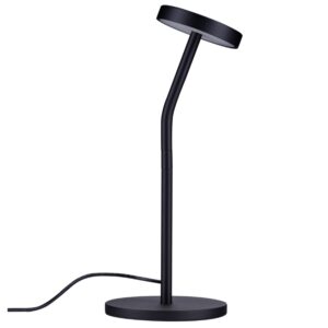 Čern&aacute; kovov&aacute; stoln&iacute; LED lampa Nova Luce Logos