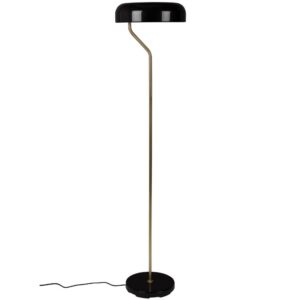 Čern&aacute; stojac&iacute; lampa DUTCHBONE Eclipse 130 cm