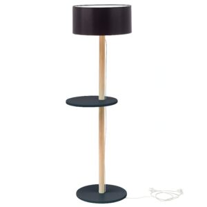 Čern&aacute; stojac&iacute; lampa RAGABA UFO 140 cm