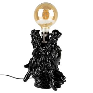 Čern&aacute; stoln&iacute; lampa Bold Monkey Dragonized Bastard