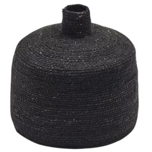 Čern&aacute; v&aacute;za Kave Home Salinas 20 cm