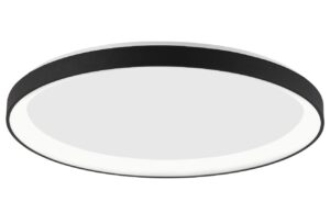 Čern&eacute; kovov&eacute; stropn&iacute; LED světlo Nova Luce Pertino 38 cm