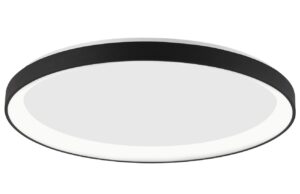 Čern&eacute; kovov&eacute; stropn&iacute; LED světlo Nova Luce Pertino 58 cm