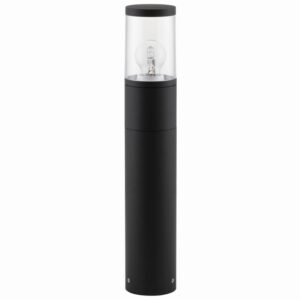 Čern&eacute; kovov&eacute; venkovn&iacute; sloupkov&eacute; světlo Nova Luce Cetera 50 cm