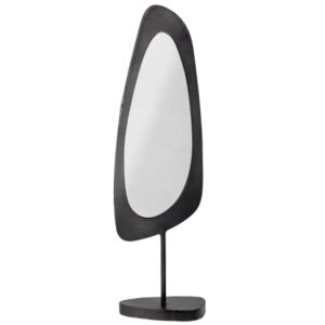 Čern&eacute; lakovan&eacute; zrcadlo Bloomingville Avoa 50 x 14