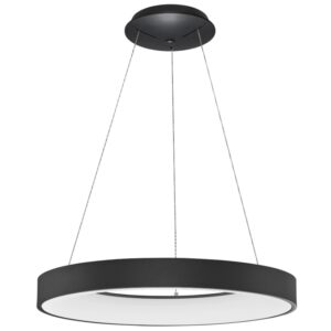 Čern&eacute; z&aacute;věsn&eacute; LED světlo Nova Luce Rando Thin 60 cm