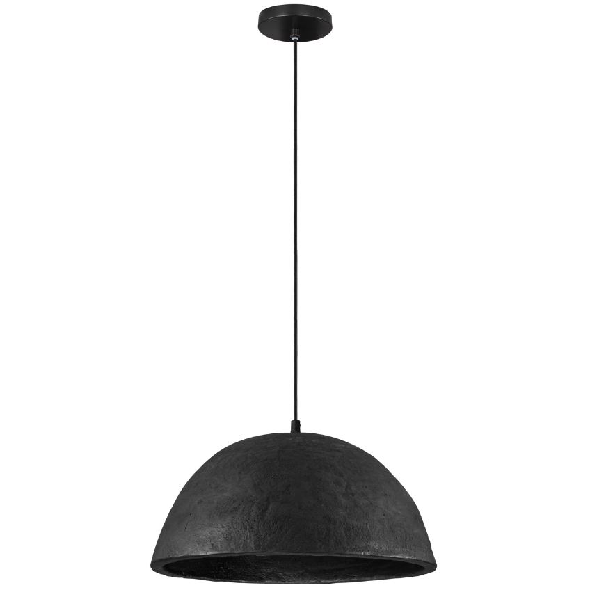 Černé závěsné světlo Nova Luce Talcum 42 cm