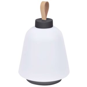 Černob&iacute;l&aacute; plastov&aacute; stoln&iacute; LED lampa Kave Home Udiya