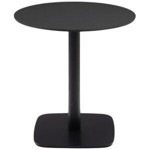 Čern&yacute; bistro stolek Kave Home Dina 68 cm